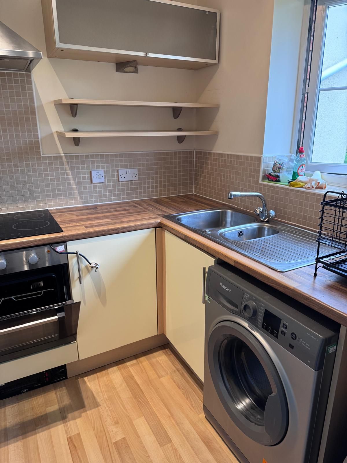 Freshly turned-around kitchen ready for the next holiday-let guest